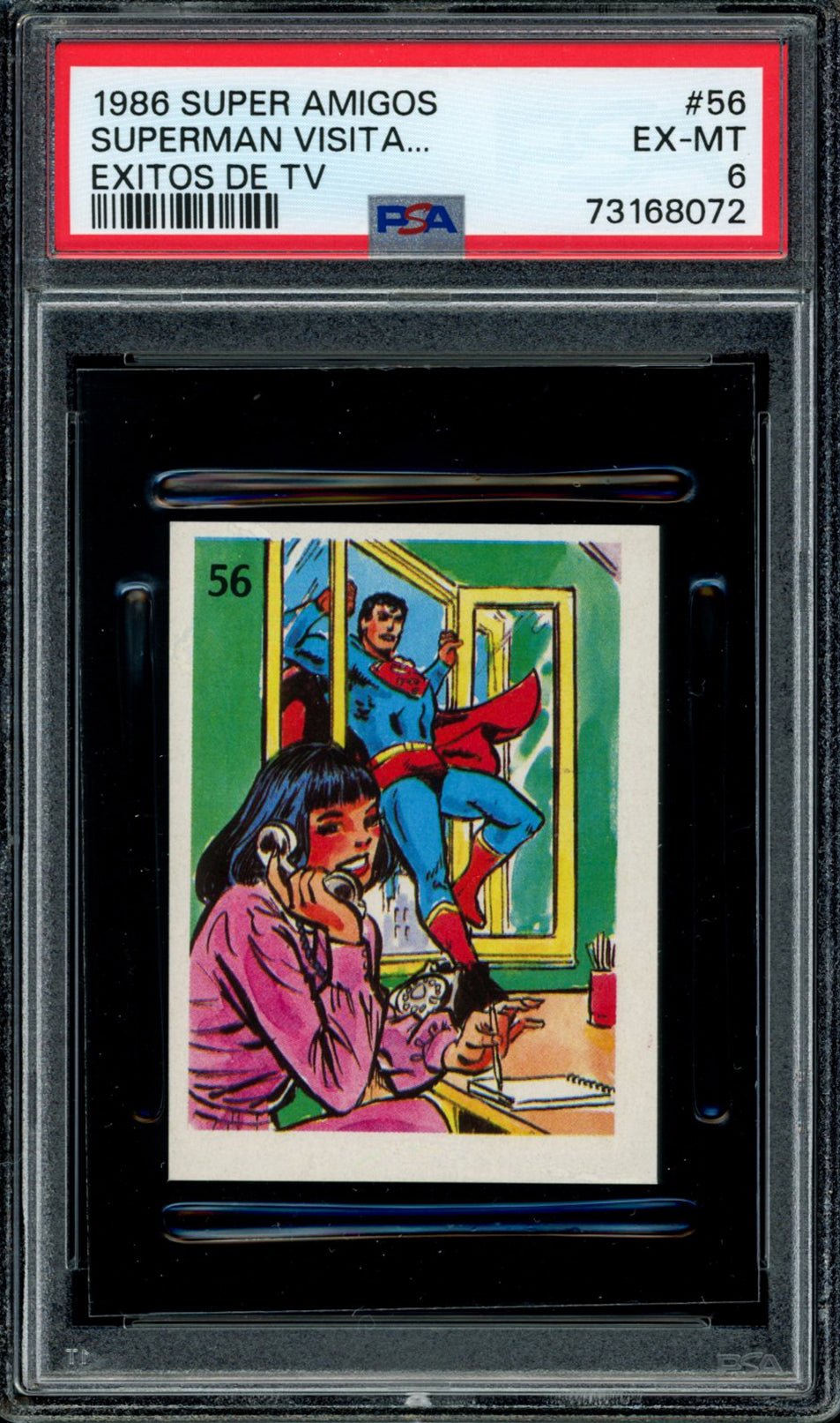 SUPERMAN & LOIS LANE PSA 6 1986 Reyauca Super Amigos Exitos de TV #56 DC Comics Base Graded Cards - Hobby Gems
