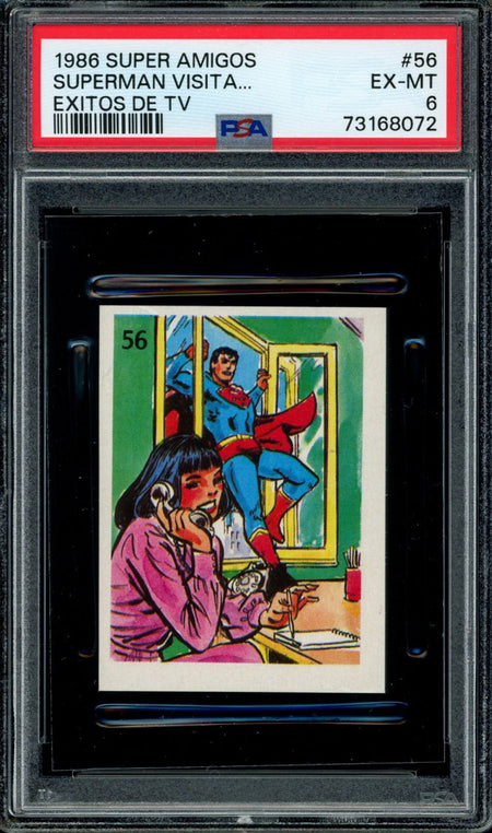 SUPERMAN & LOIS LANE PSA 6 1986 Reyauca Super Amigos Exitos de TV #56 DC Comics Base Graded Cards - Hobby Gems