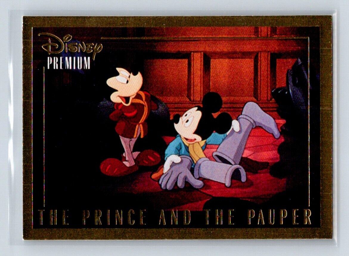 THE PRINCE AND THE PAUPER Mickey Mouse 1995 Skybox Disney Premium #65 C4 Disney Base - Hobby Gems