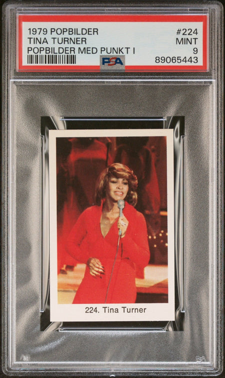 TINA TURNER PSA 9 1979 Popbilder Med Punkt IV Pop Culture Singer Actress #224 Pop Culture Base Graded Cards - Hobby Gems