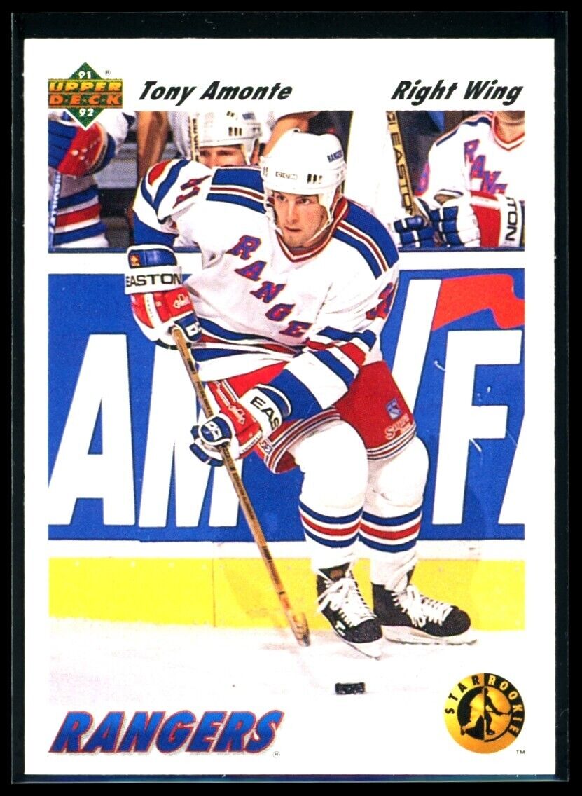 TONY AMONTE 1991-92 Upper Deck #450 Hockey Base - Hobby Gems