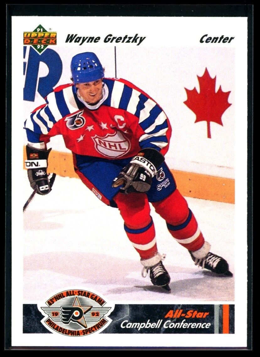 WAYNE GRETZKY 1991-92 Upper Deck All-Star #621 C1 Hockey Base - Hobby Gems