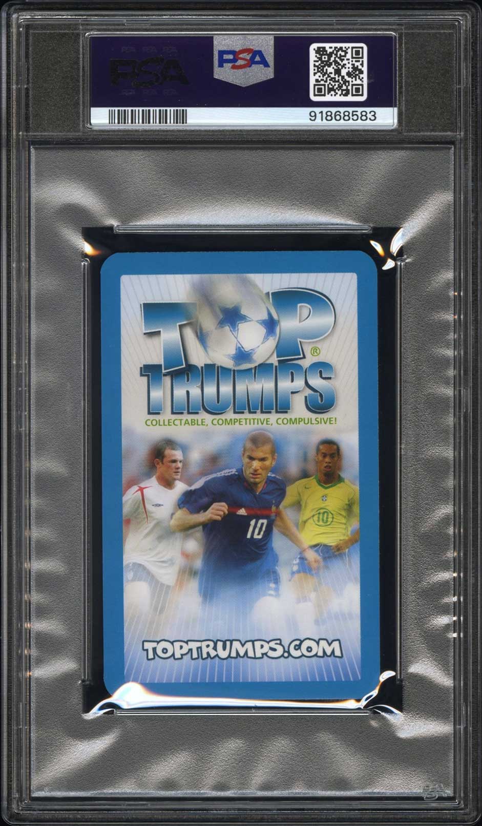 WAYNE ROONEY PSA 10 2006 Top Trumps World Football Stars Soccer Base Graded Cards - Hobby Gems