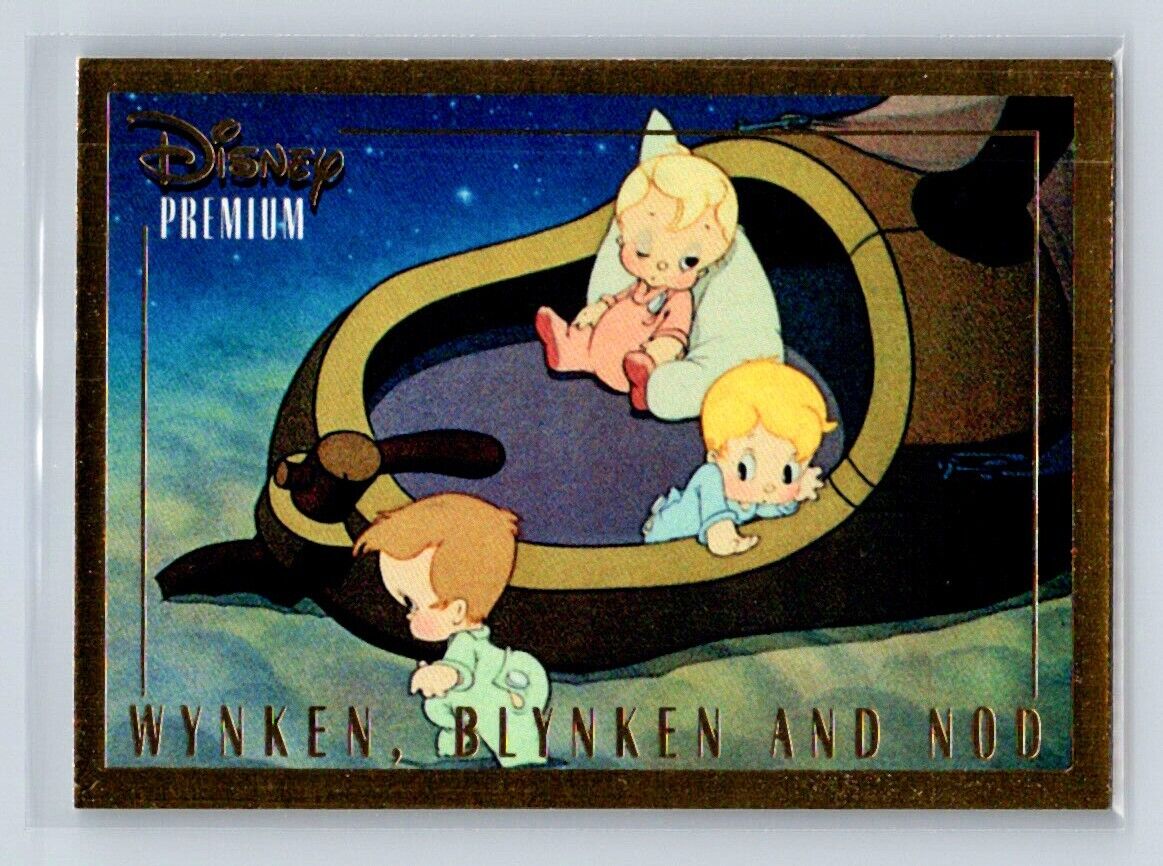 WYNKEN, BLYNKEN AND NOD 1995 Skybox Disney Premium #58 C1 Disney Base - Hobby Gems