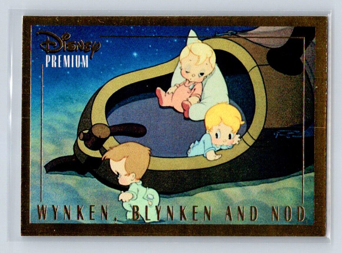 WYNKEN, BLYNKEN AND NOD 1995 Skybox Disney Premium #58 C3 Disney Base - Hobby Gems