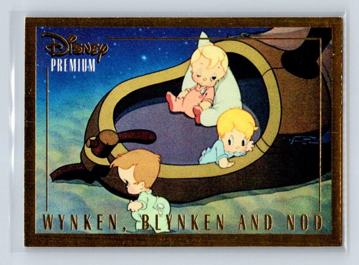 WYNKEN, BLYNKEN AND NOD 1995 Skybox Disney Premium #58 C4 Disney Base - Hobby Gems