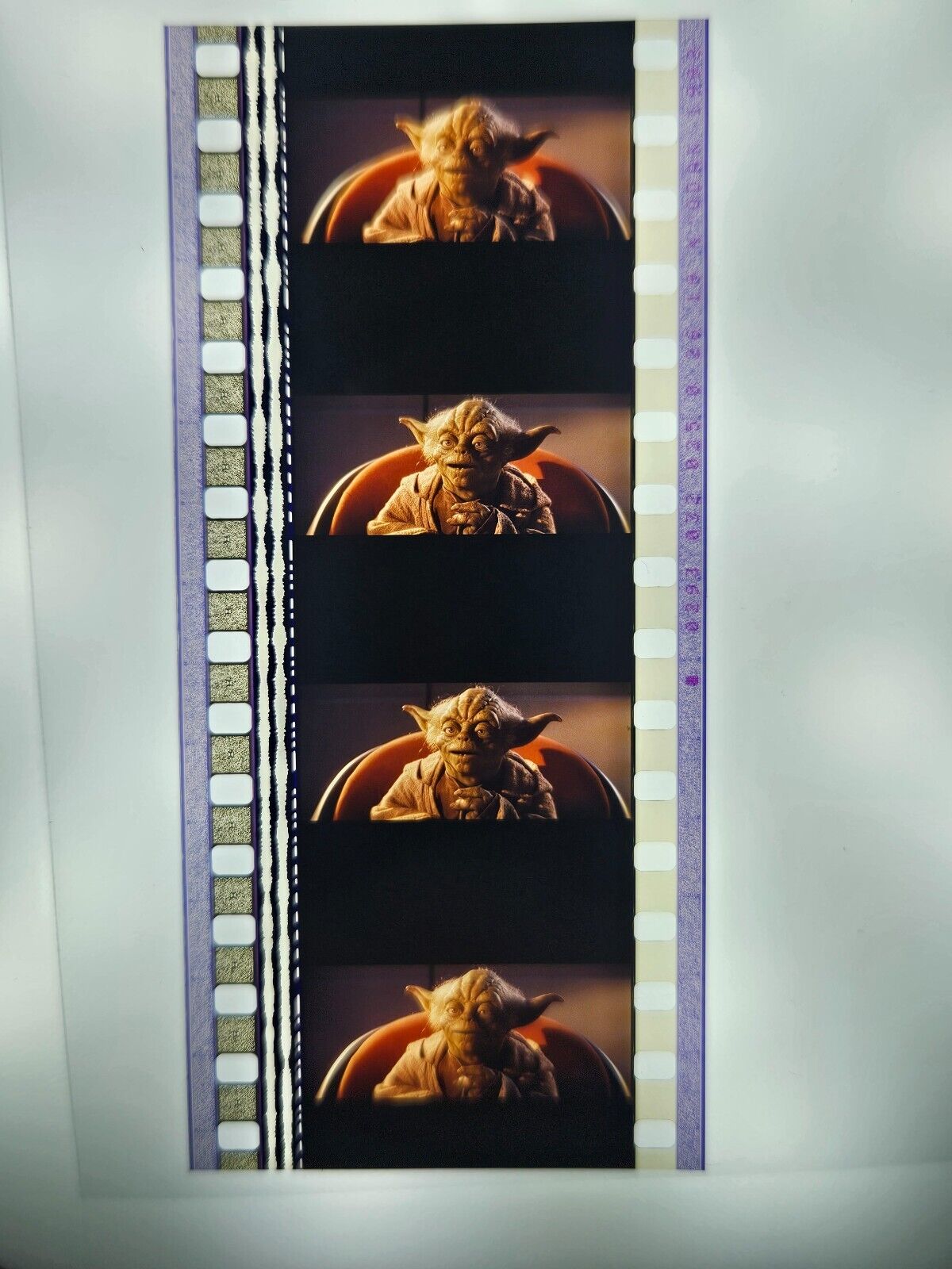 Yoda Star Wars Episode 1 Phantom Menace 35mm Original Film Cells SW2068 Star Wars 35mm Film Cell - Hobby Gems