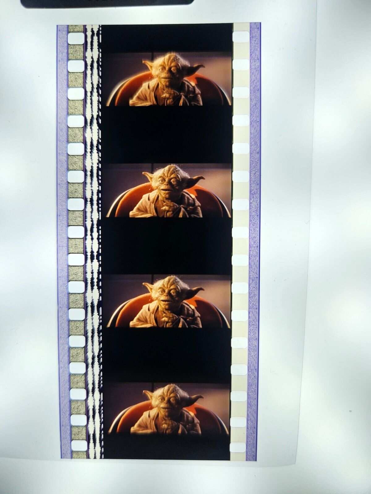 Yoda Star Wars Episode 1 Phantom Menace 35mm Original Film Cells SW2073 Star Wars 35mm Film Cell - Hobby Gems