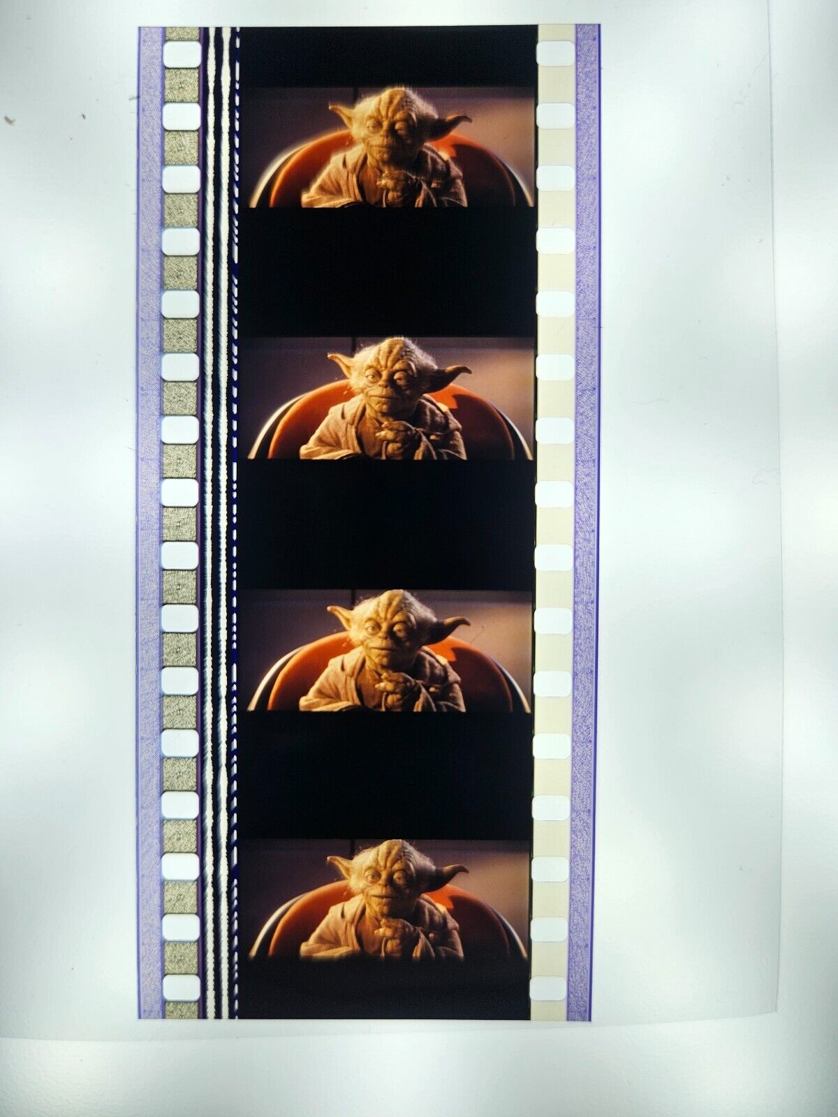Yoda Star Wars Episode 1 Phantom Menace 35mm Original Film Cells SW2083 Star Wars 35mm Film Cell - Hobby Gems