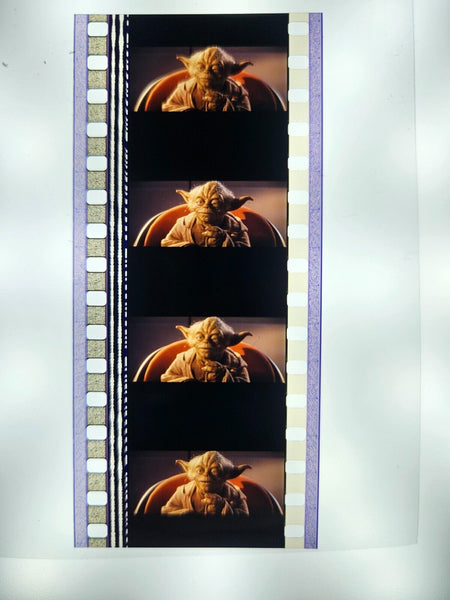 Yoda Star Wars Episode 1 Phantom Menace 35mm Original Film Cells SW2083 Star Wars 35mm Film Cell - Hobby Gems