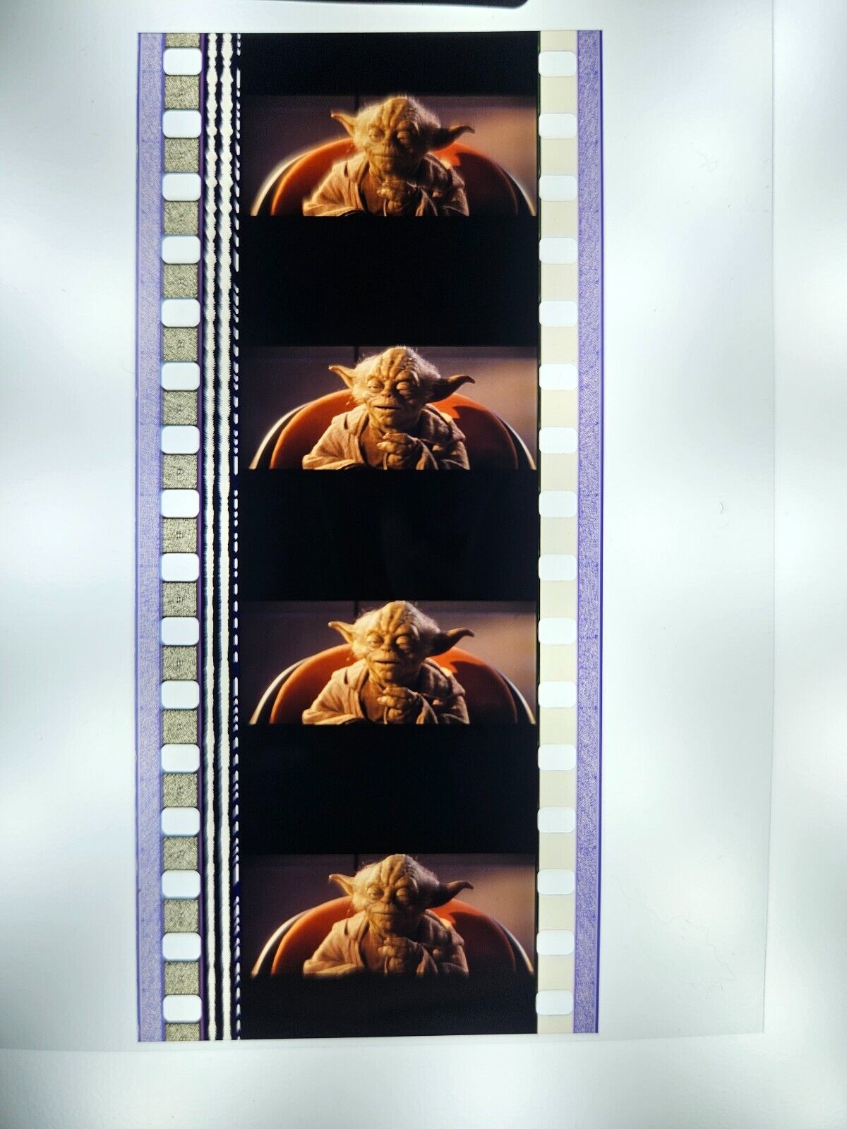 Yoda Star Wars Episode 1 Phantom Menace 35mm Original Film Cells SW2088 Star Wars 35mm Film Cell - Hobby Gems